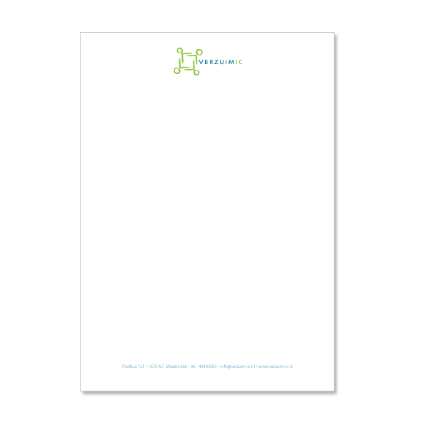 briefpapier Verzuim-IC formaat: A4